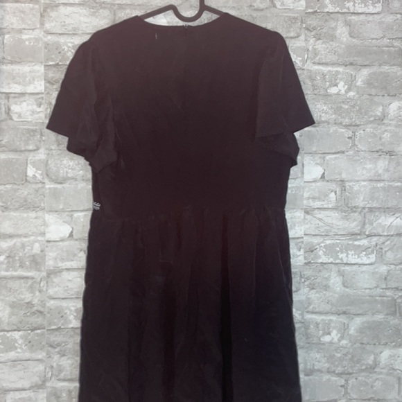 Mexican black and white summer dress | size large | Rose Dress - Picture 4 of 4